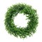Set of 2: Boxwood Wreath with Realistic Green Tips, 24" Wide, Indoor/Outdoor Use, UV Resistant, Spring & Summer, Front Door, Home & Office Decor